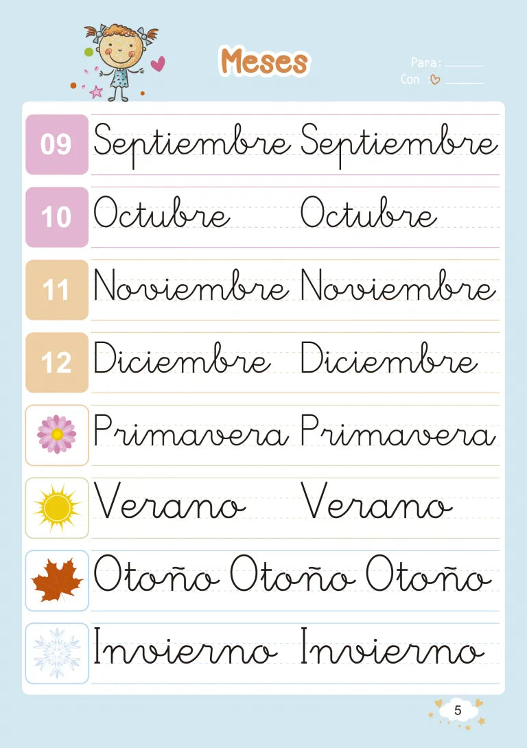 Set 5 Cuadernos Mágicos – Libros de Caligrafía para Niños (MagicBook)