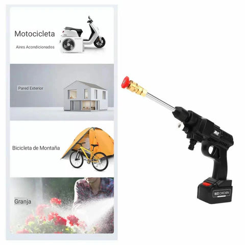 HIDROLAVADORA PORTATIL CON BATERIA