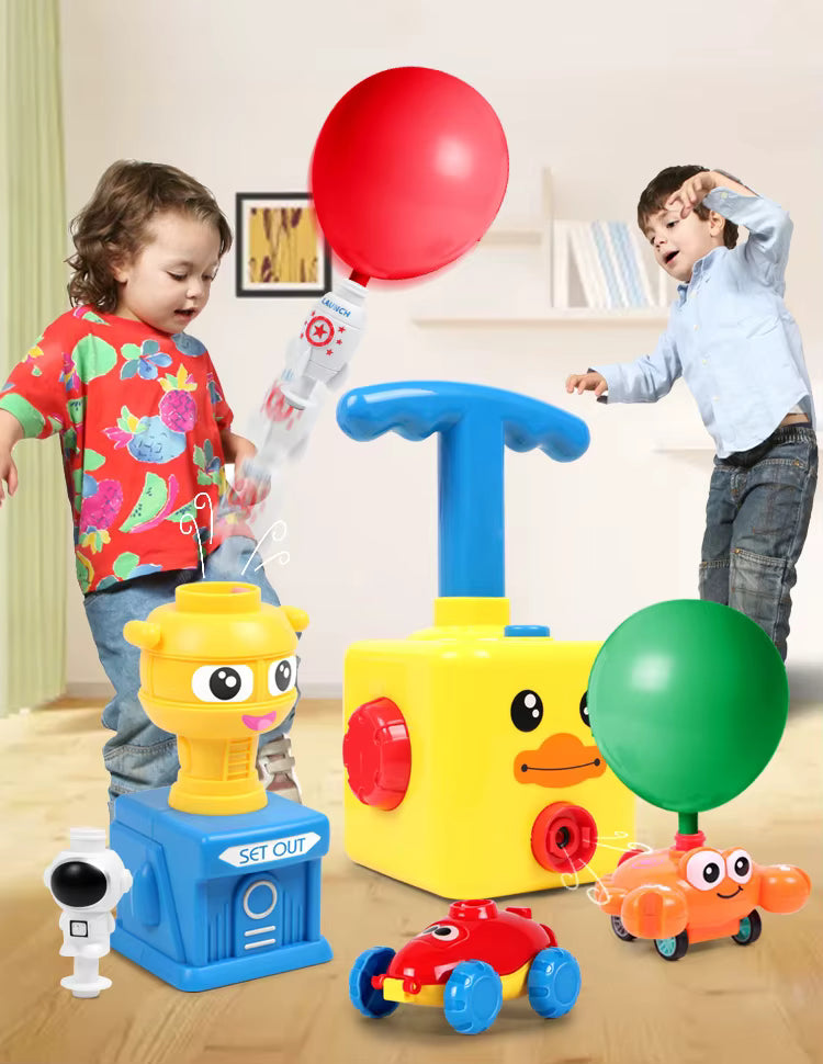 Power Balloon® – Coche Aerodinámico con Lanzador de Globos