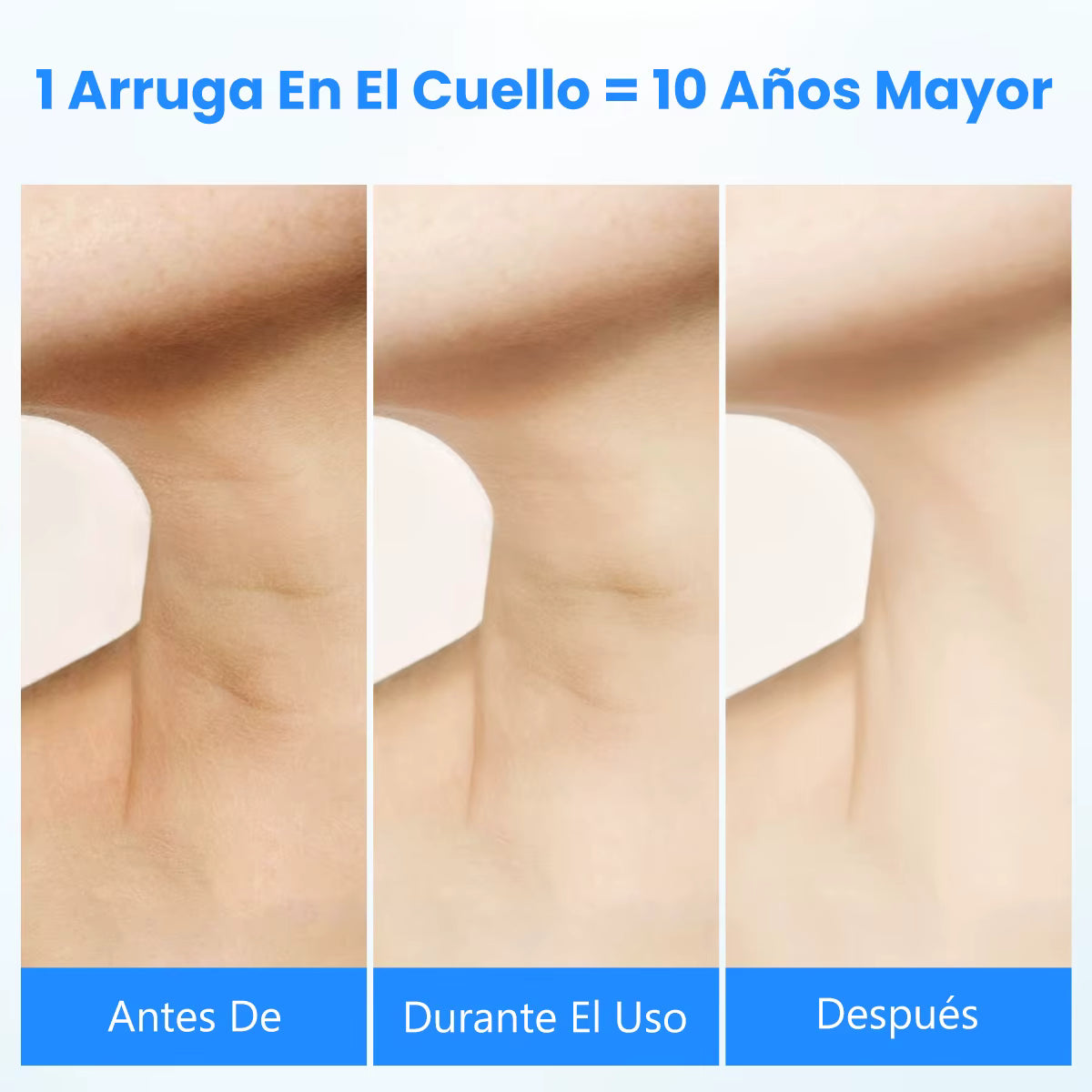 Masajeador Facial y de Cuello LED AR