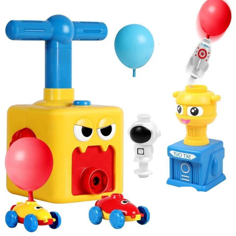 Power Balloon® – Coche Aerodinámico con Lanzador de Globos